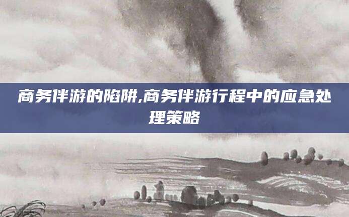 邹平商务伴游的陷阱,商务伴游行程中的应急处理策略